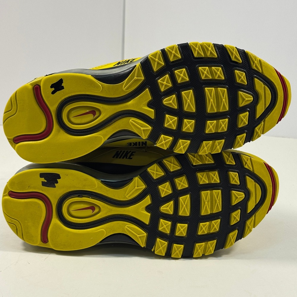Nike Air Max 97 GS Yellow Black Running Shoes‎ Youth 6Y - Picture 8 of 10